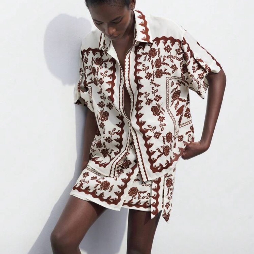 Casual Beach Button Up Top
